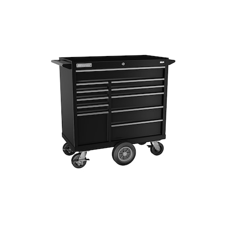 Champion Tool Storage FMPro Tool Cabinet, Maintenance Cart, 11 Drawer, Black, Steel, 41 in W x 20 in D FMP4111MC-BK